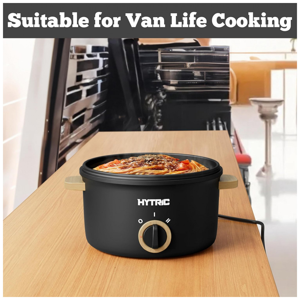 HYTRIC Hot Pot Elétrico Portátil 25L com Revestimento Antiadere Multifuncional para Cozinhas Modernas - Imagem 8