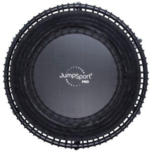 Trampolim Indoor JumpSport 350 PRO 99 cm 36 Cordas Elásticas EnduroLast 4 Ajuste Personalizado com 7 Configurações Capacidade de 136 kg.