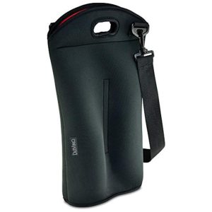 Bolsa Térmica Para Transporte de Vinhos de Neopreme até 2 Garrafas DU VINO COMINHKPR102772 Preto