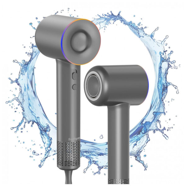 Secador de Cabelo de Alta Velocidade Profissional Ionic com Motor sem Escova de 150.000 RPM 1600W Secagem Rápida Secador de Cabelo Iônico Negativo Lev