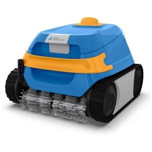 Robô Aspirador de Piscina Com Fio Escalada em Parede e Sucção Forte para Piscinas até 12m 110V Aqua Products EVO502 Azul