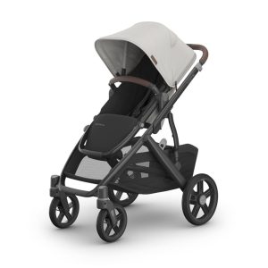 Carrinho de Bebê UPPAbaby Vista V3 - Kit Completo para Passeio de 1 a 2 Crianças com Acessórios e Bolsa em Tamanho Grande
