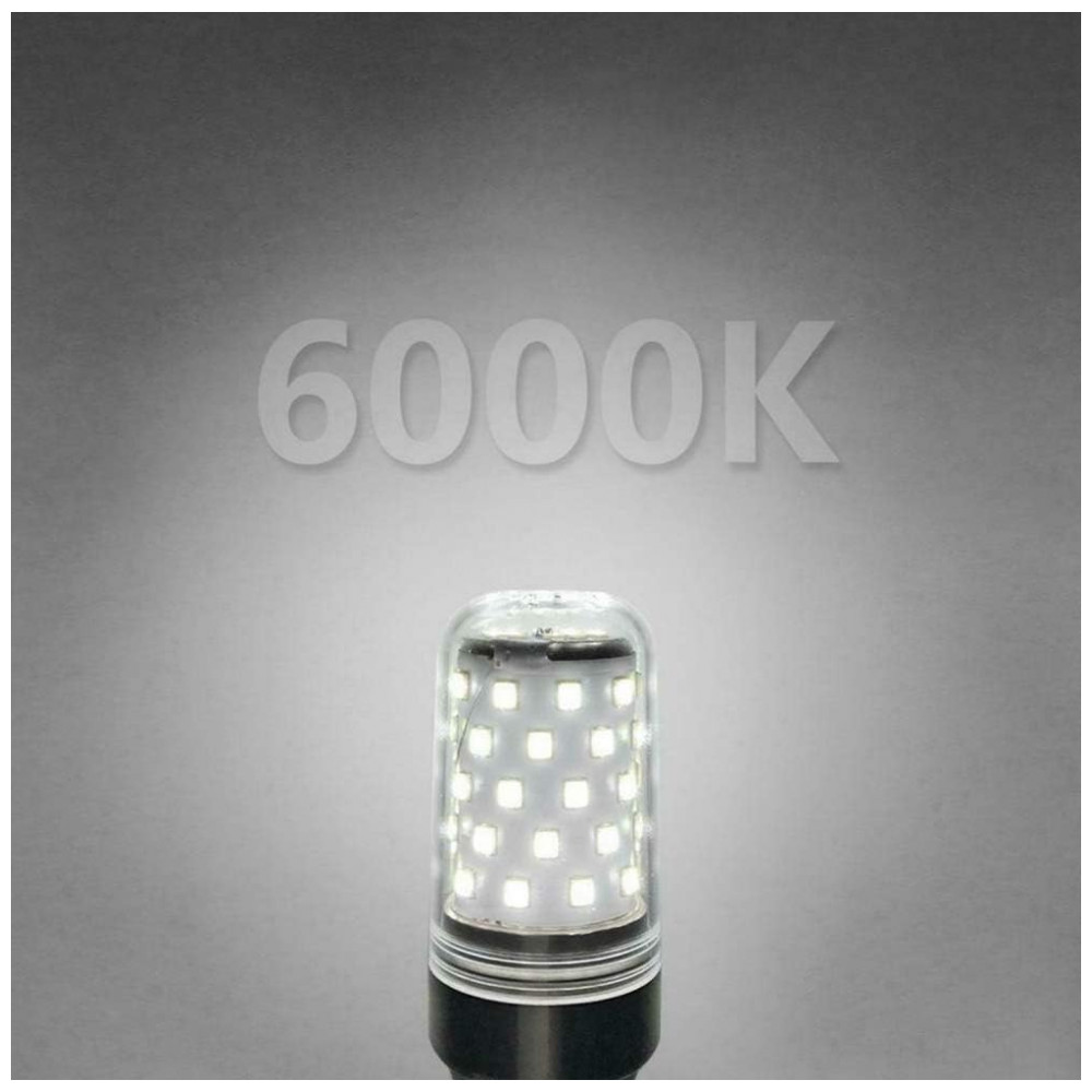E27 LED Corn Bulbs 12W – Pack com 4 Lâmpadas Candelabra LED 100W Equivalent,Luz Branca Fria 6000K,Base E26/E27,Não Dimerizável, Iluminação,K JINGKELAI - Imagem 5