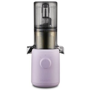 Centrifuga de Frutas de Mastigação Lenta com Motor Silencioso e Fácil de Limpar 110V 150W Hurom Roxa