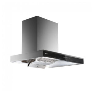 Coifa de embutir 76cm Robam inox e vidro CleanAir motor brushless 1100 CFM 9 velocidades 110V