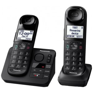 Telefone Fixo Panasonic KXTGL432B Dect6.0 com 2 Aparelhos Preto