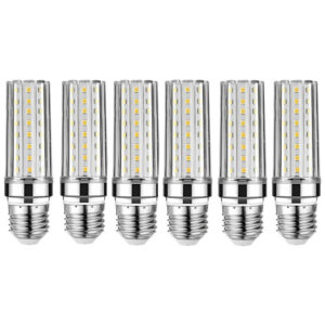 Kit 6 Lâmpadas LED Milho E27 20W 3000K Luz Quente Econômicas para Iluminação Residencial, Comercial, Lojas e Ambientes Internos,YNiuniunnq