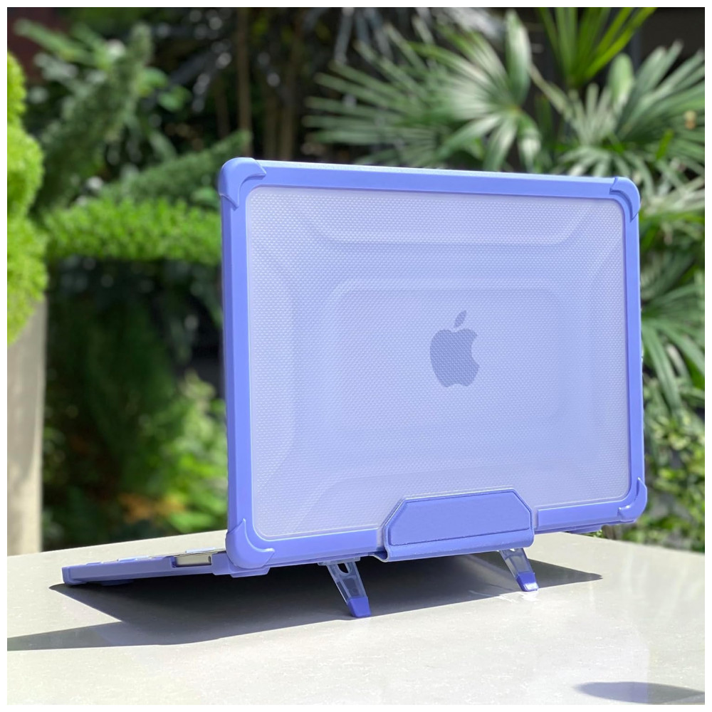 Capa Rígida Antichoque Sky Blue XK para MacBook Air 15″ (2023–2025, Modelos A3241/A3114/A2941, M2/M3/M4) – MEEgoodo - Imagem 6