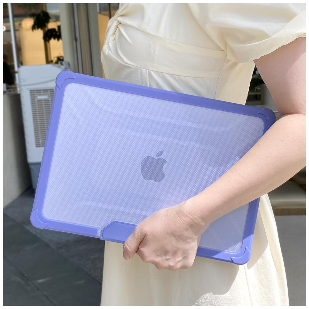 Capa Rígida Antichoque Sky Blue XK para MacBook Air 15″ (2023–2025, Modelos A3241/A3114/A2941, M2/M3/M4) – MEEgoodo - Imagem 7