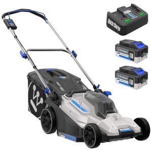Cortador de Grama Elétrico Sem Fio Westinghouse 40V 46 cm Motor Brushless 6 Posições de Corte 2 Baterias 4.0Ah e Carregador Inclusos