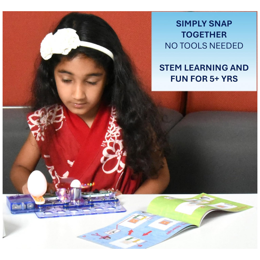 Snap Circuits Beginner – Kit Educacional de Eletrônica para Crianças de 5 a 9 Anos - Imagem 5
