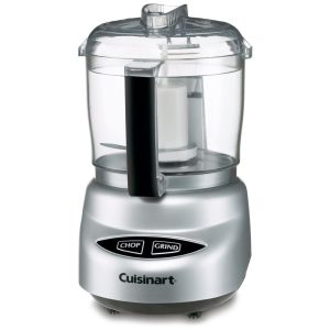 Mini Processador Plus Aço Inox Escovado Cromado 250 Watts 110v CUISINART DLC 2ABC Prateado