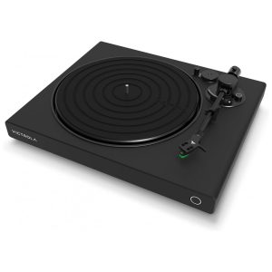 Toca Discos de Vinil com Alta Resolução Bluetooth e Cartucho Audio Technica ATVM95E Victrola Preto