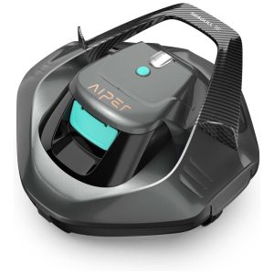 Aspirador de piscina robótico sem fio. Tecnologia de autoestacionamento. Portátil. Ideal para piscinas planas acima do