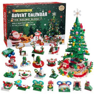 Calendário de Advento Árvore de Natal 24 Dias de Surpresas Contagem Regressiva para o NatalVICOMY