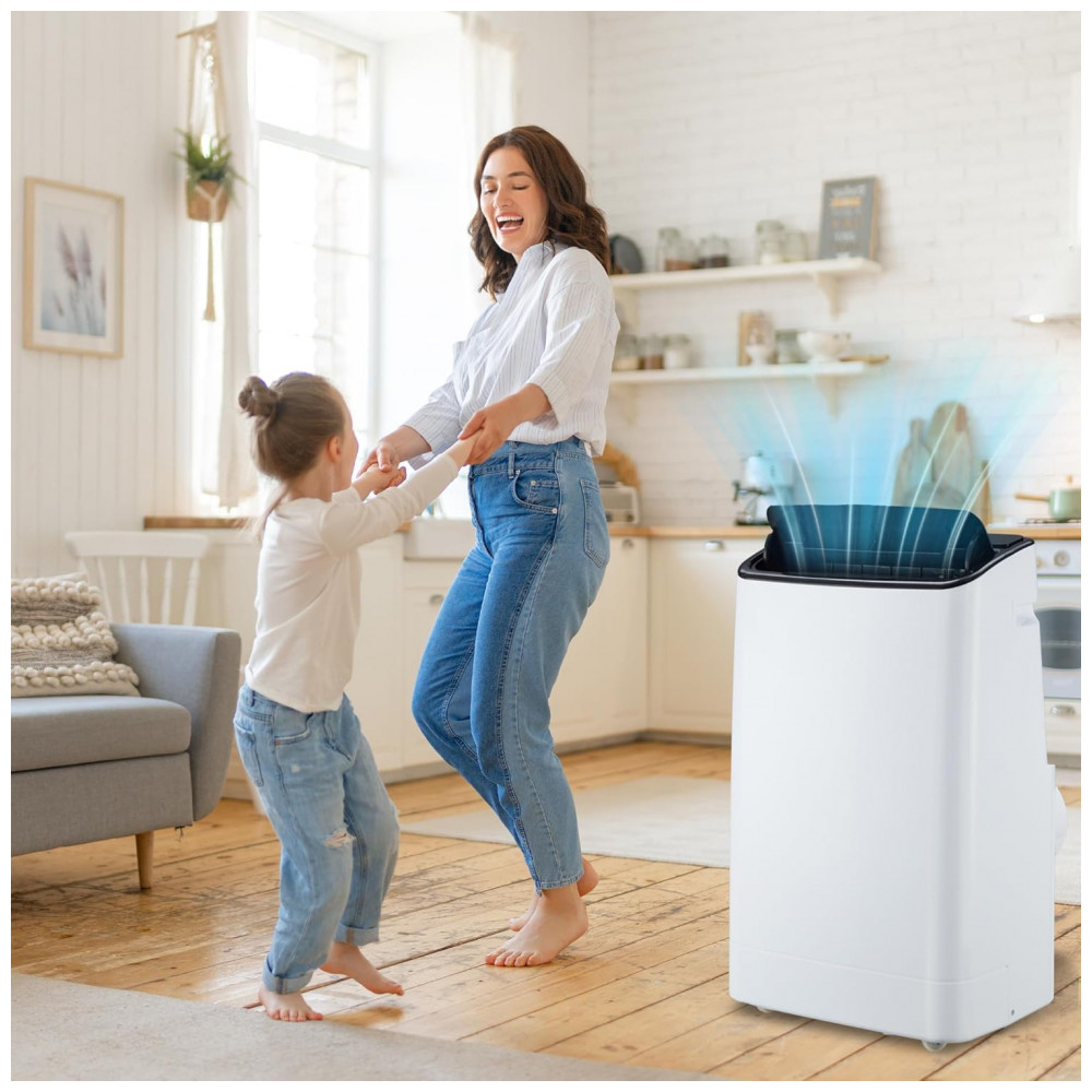 Ar-condicionado Portátil GarveeLife 14000 BTU com Controle Remoto, Unidade de Ar Condicionado 3 em 1, Atinge até 69,68 metros quadrados - Imagem 7