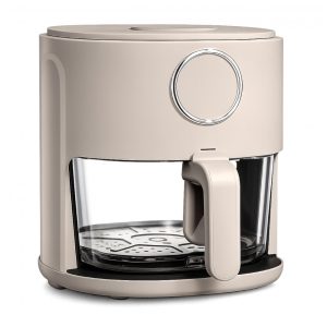 Fritadeira Elétrica Air Fryer COOK WITH COLOR bege 38L Cesta de Vidro 6 Programas 1200W 110V