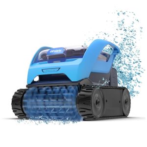 Robô Aspirador de Piscina Sem Fio com Tecnologia de Vácuo Ciclônico e Bateria de Longa Duração para Piscinas até 9m 110V Polaris Azul