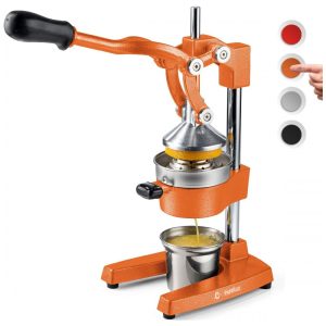 Espremedor de Frutas Profissional Manual Eurolux em Aço Inoxidável Laranja