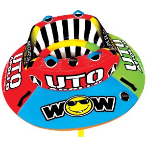 Boia Rebocável Inflável Para 2 Pessoas Resistente WOW SPORTS Vermelho