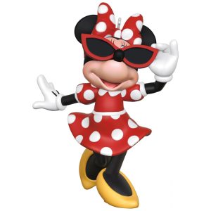 Ornamento Hallmark Keepsake Natal 2025 Disney Minnie Mouse Sunny Chic Decoração Elegante para Fãs Disney