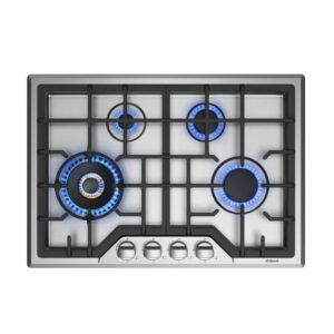 Cooktop a gás 4 queimadores Robam inox mesa em aço inox queimadores em latão grade de ferro fundido acendimento automático 110V