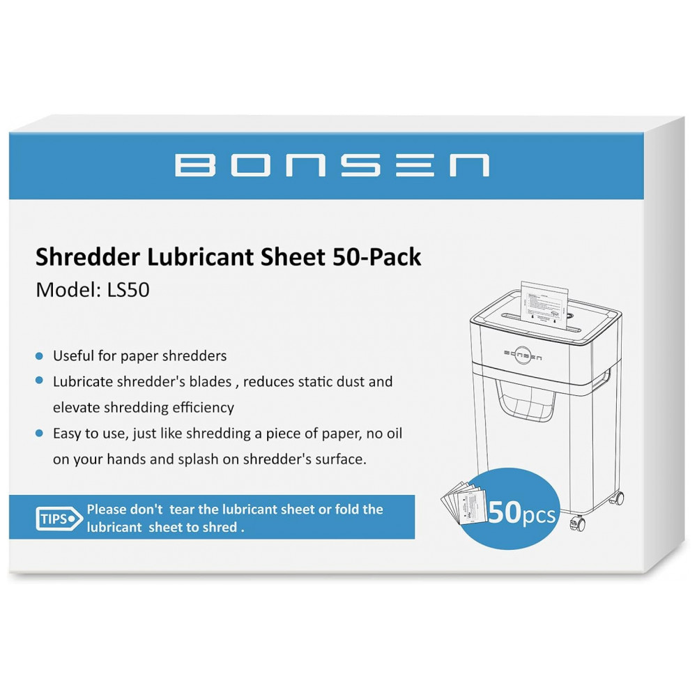 Trituradora de Papel Automática BONSEN 150 Folhas e 50 Folhas de Lubrificante - Imagem 7