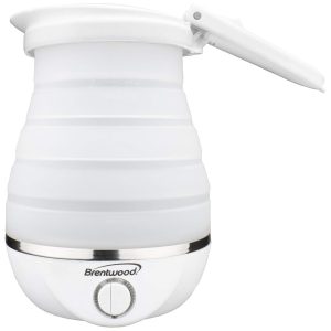 Chaleira Elétrica 0.8L 1200W Branca 110v BRENTWOOD KT 1508W Branco