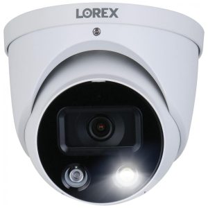 Câmera de Segurança Lorex 4K Ultra HD com Detecção de Pessoas e Lente Fixa de 2