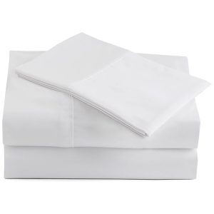 Conjunto de Fronhas 415 Fios de Percal Tamanho King 2Un Material 100% Algodão Pima Peruano Extra Macio e Refrescantes Peru Pima CO023136 Branco