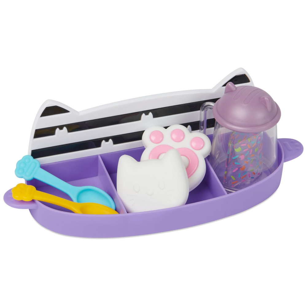 Conjunto Festa de Chocolate Quente da Casa de Bonecas da Gabby, Brincadeira de Faz de Conta com Kit de Doces e Frutas Sprinkles, Gabby's Dollhouse - Imagem 9