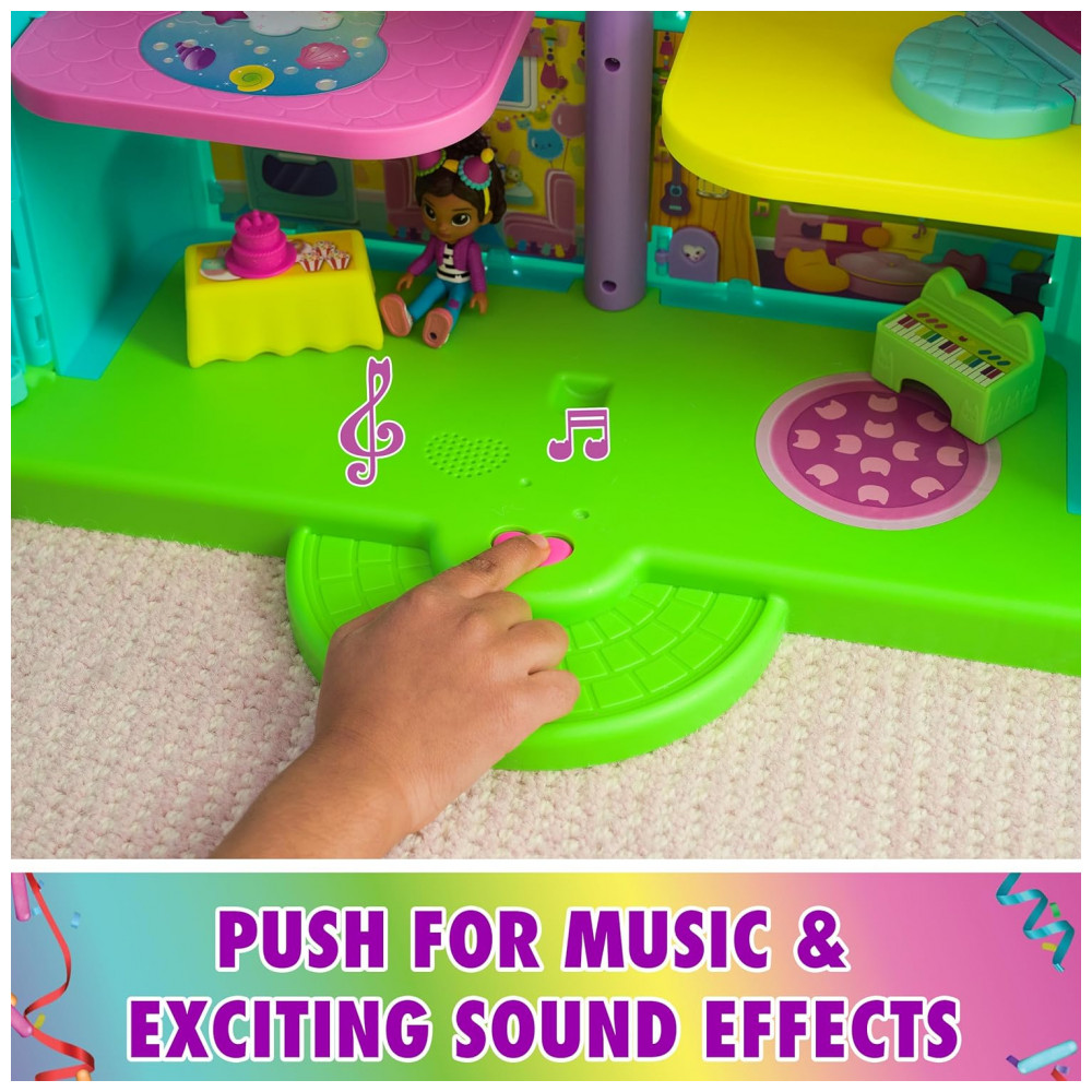 Casa de Bonecas Gabbys Dollhouse, Playset de Varanda Cakeys Fruit Smoothie, 8 peças com Figuras de Brinquedo, Acessórios de Casa de Bonecas - Imagem 5