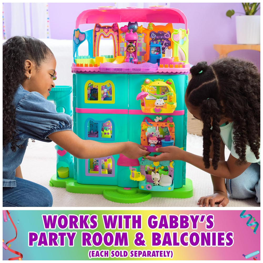 Casa de Bonecas Gabbys Dollhouse, Playset de Varanda Cakeys Fruit Smoothie, 8 peças com Figuras de Brinquedo, Acessórios de Casa de Bonecas - Imagem 6