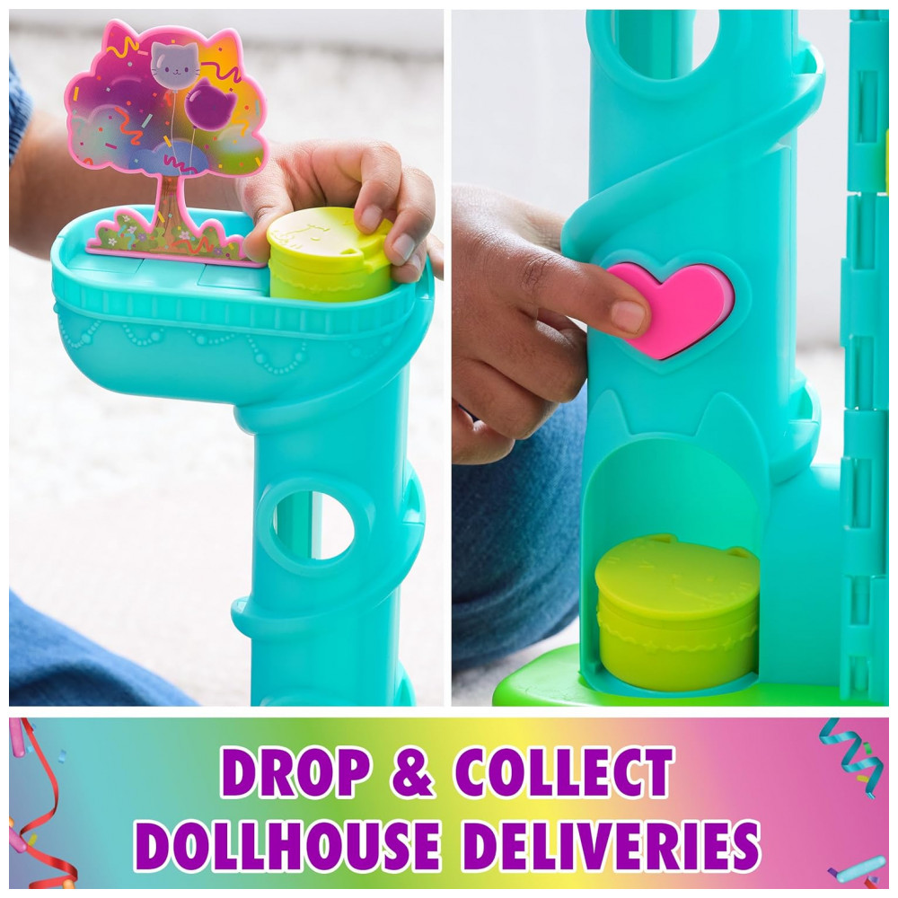 Casa de Bonecas Gabbys Dollhouse, Playset de Varanda Cakeys Fruit Smoothie, 8 peças com Figuras de Brinquedo, Acessórios de Casa de Bonecas - Imagem 7