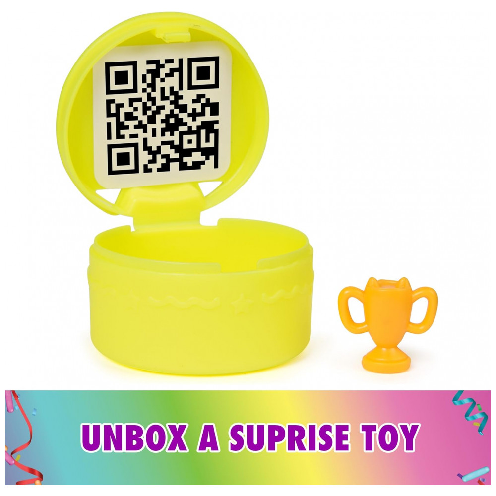 Casa de Bonecas Gabbys Dollhouse, Playset de Varanda Cakeys Fruit Smoothie, 8 peças com Figuras de Brinquedo, Acessórios de Casa de Bonecas - Imagem 10