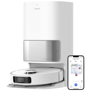 Aspirador de Pó Robô Dreametech L10s com Conexão via APP WI FI Auto Esvaziamento e Mapeamento Multinível 110V Branco