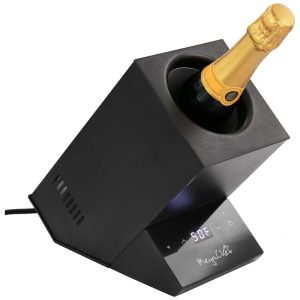 Resfriador de Vinho Elétrico até 1 Garrafa 110V 72W MegaChef Preto