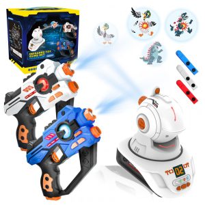 Pistola Infantil com Laser Infravermelho e Projetor para 2 Jogadores Idade de 8 a 12 Anos HISTOYE