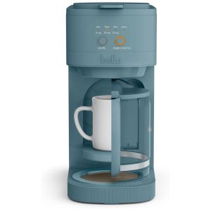 Cafeteira 2 em 1 Compacta e Versátil Prepara Café em 3 Tamanhos de Jarras e Copos 110V 1200W Bella VersaBrew Azul Surf