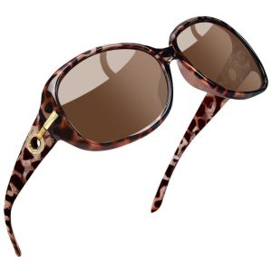 Óculos de Sol Feminino com Proteção UV Joopin Marrom