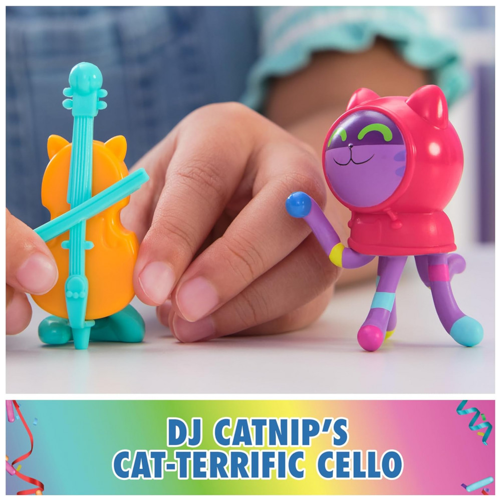 Brinquedo Gabbys Dollhouse, Conjunto de Presente com 12 Figuras de História, 6 Figuras e 6 Acessórios para Casinha de Bonecas, Brinquedo para Meninas - Imagem 8