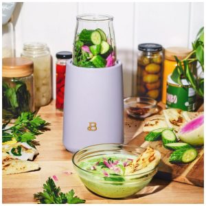 Liquidificador pessoal 12 peças Beautiful by Drew Barrymore 240W lavanda fosco 110V