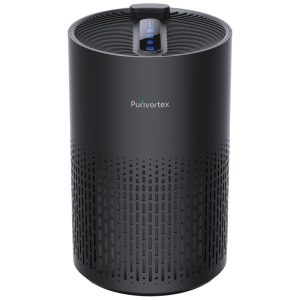 Purificador de Ar Residencial com Filtro HEPA e Esponjas Perfumadas - Elimina Poluentes e Odores - Silencioso 20dB - Modelo AC400Purivortex