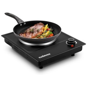 Cooktop Elétrico Portátil com Queimador Único e Temperatura Ajustável 110V 1500W CUSIMAX ES-3102 Preto