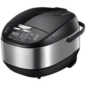 Panela elétrica de arroz com cozimento lento vapor refogue máquina de iogurte COMFEE MB FS5077 Preto