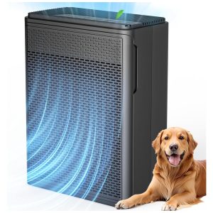 Purificador de Ar YARIKI para Casa com Animais de Estimação Filtro HEPA H13 com Pré-Filtro Lavável YARIKI