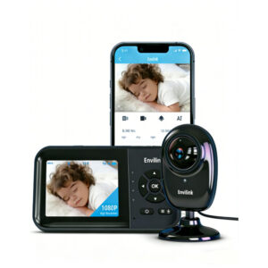 No WiFi Babá Eletrônica Envilink BMSNVI28 Preto Tela 2.8" 1080p Câmera Noturna