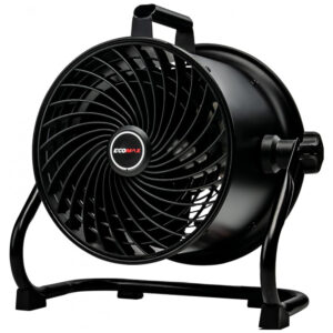 Ventilador de Tambor Industrial ECOMAX 254 cm Preto Alta Velocidade 900 CFM 3 Velocidades Inclinação Ajustável 360° Modelo EMF101090D 110V