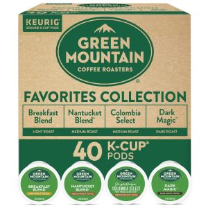 Kcup Green Mountain Café Variados 40u KEURIG 5000202136 Marrom
