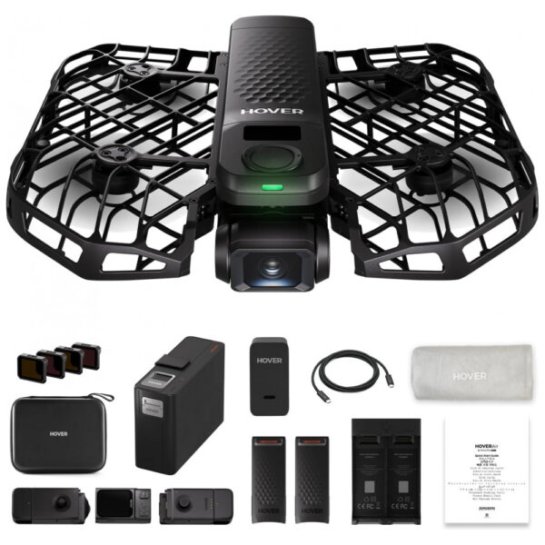 HOVERAir X1 PRO: Câmera de Ação 4K Flying, Drone Dobrável com Velocidade de Seguimento de 42 KMH, 10 Modos de Voo Automático,